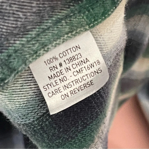 Cody James Regular Fit Pearl Snap Button Plaid Western Shirt Size Large - Picture 4 of 7